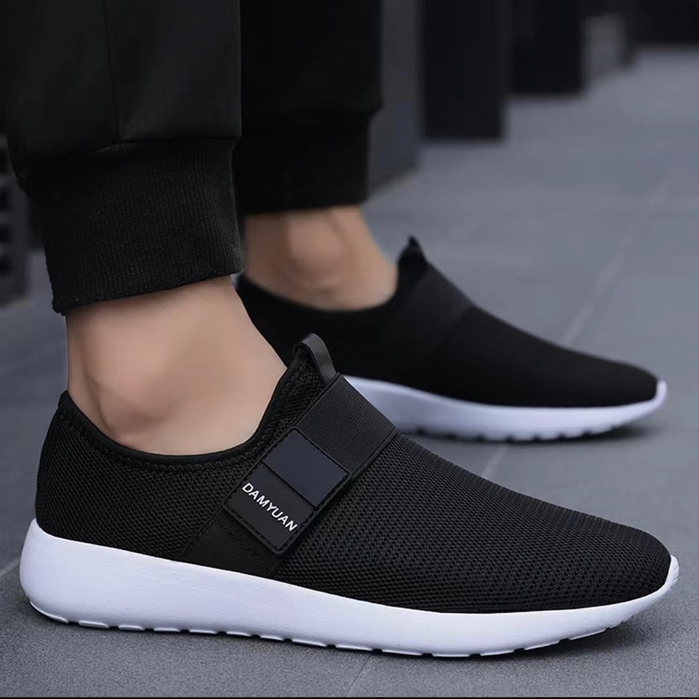 Men's Breathable Velcro Running Shoes